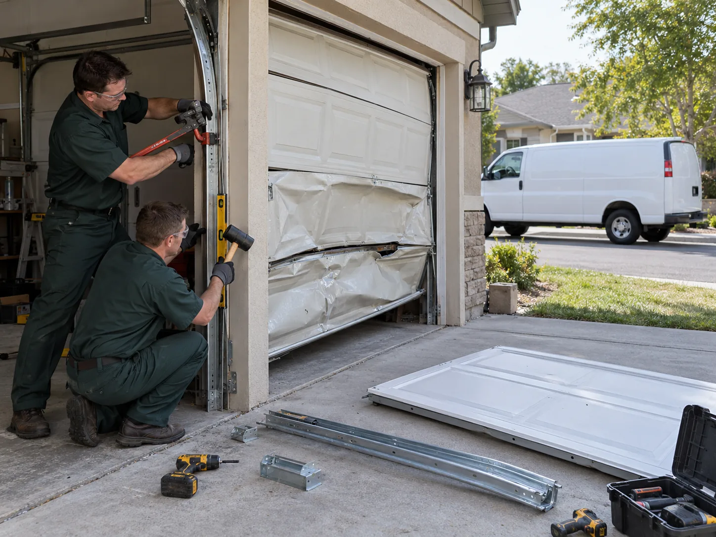 Emergency Garage Door Repair for Melissa Homes in Frisco