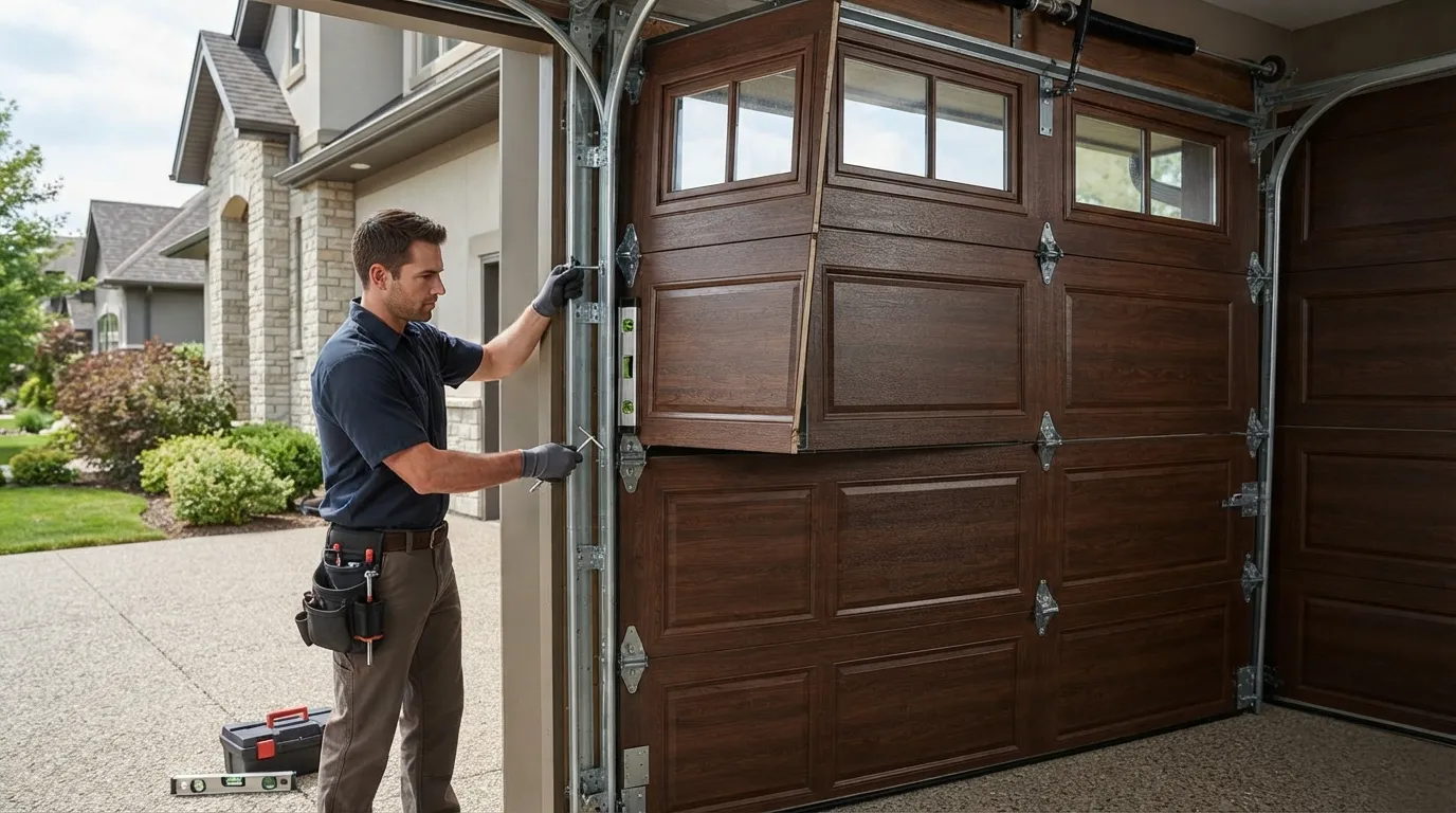 Garage Door Panel Replacement for Lantana Homes in Frisco