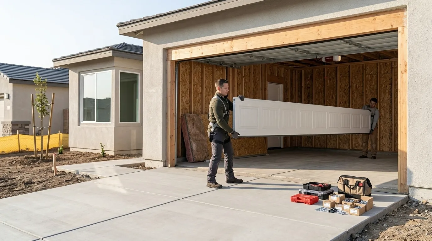 New Garage Door Installation for Murphy Homes in Frisco