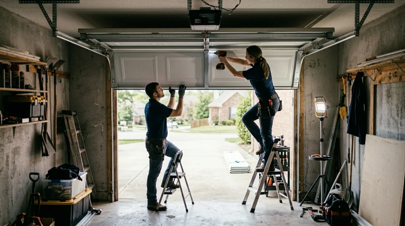 Panel Replacement for Lucas Garage Doors in Frisco