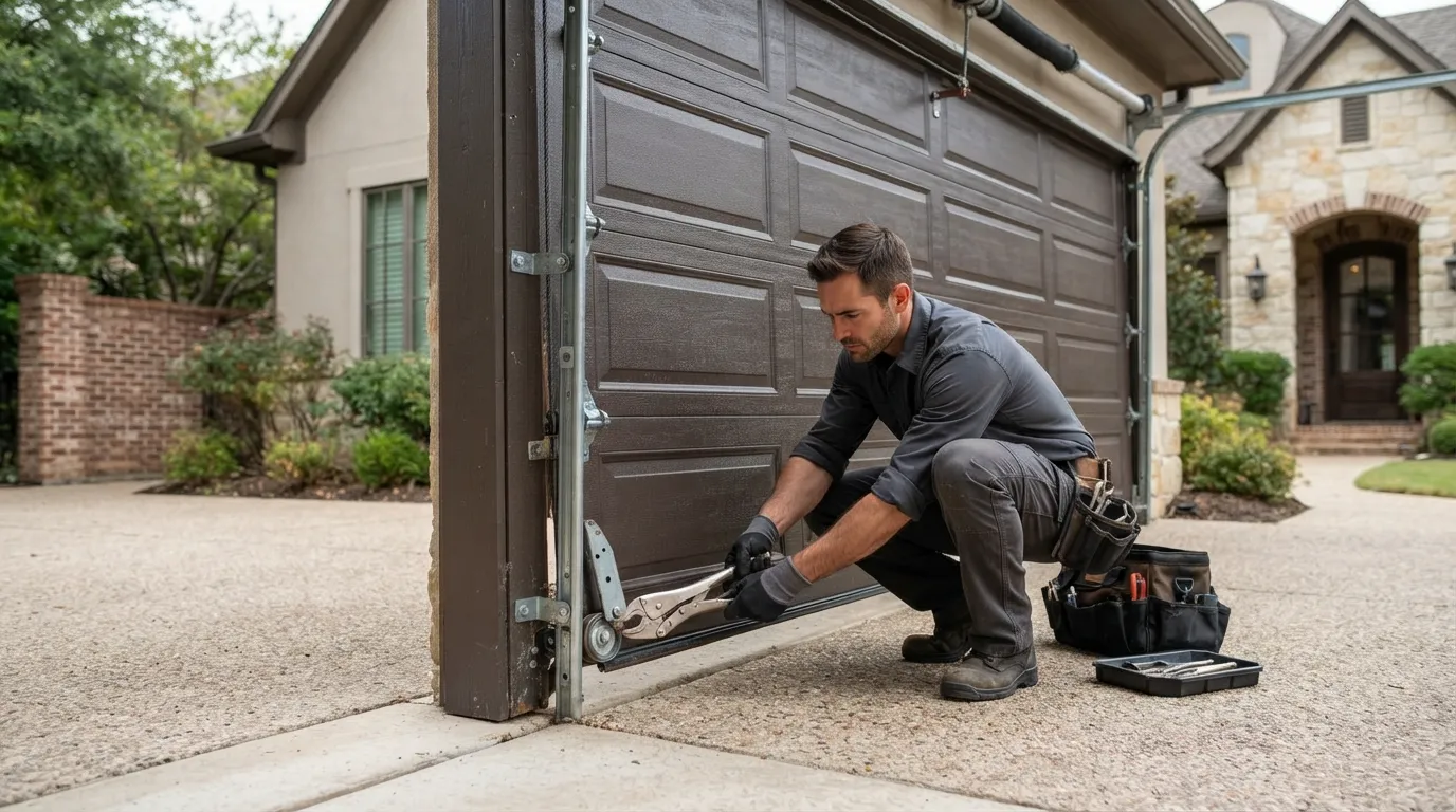Roller Replacement for Farmers Branch's Early-90s Garage Doors in Frisco