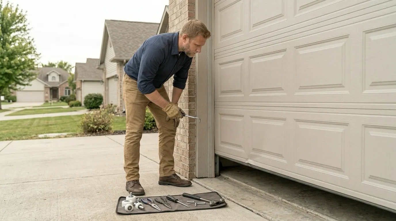 Roller Replacement for Princeton Garage Doors in Frisco